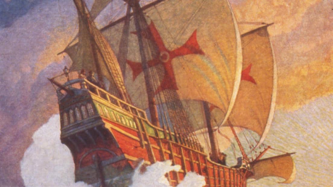 In 1492 Columbus sailed the ocean blue
